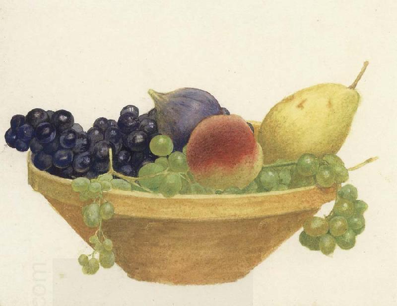 Joseph E.Southall Study of a Bowl of Fruit China oil painting art